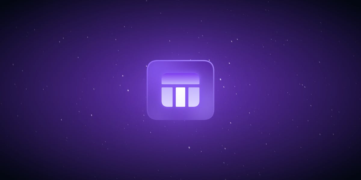 Video player icon in space