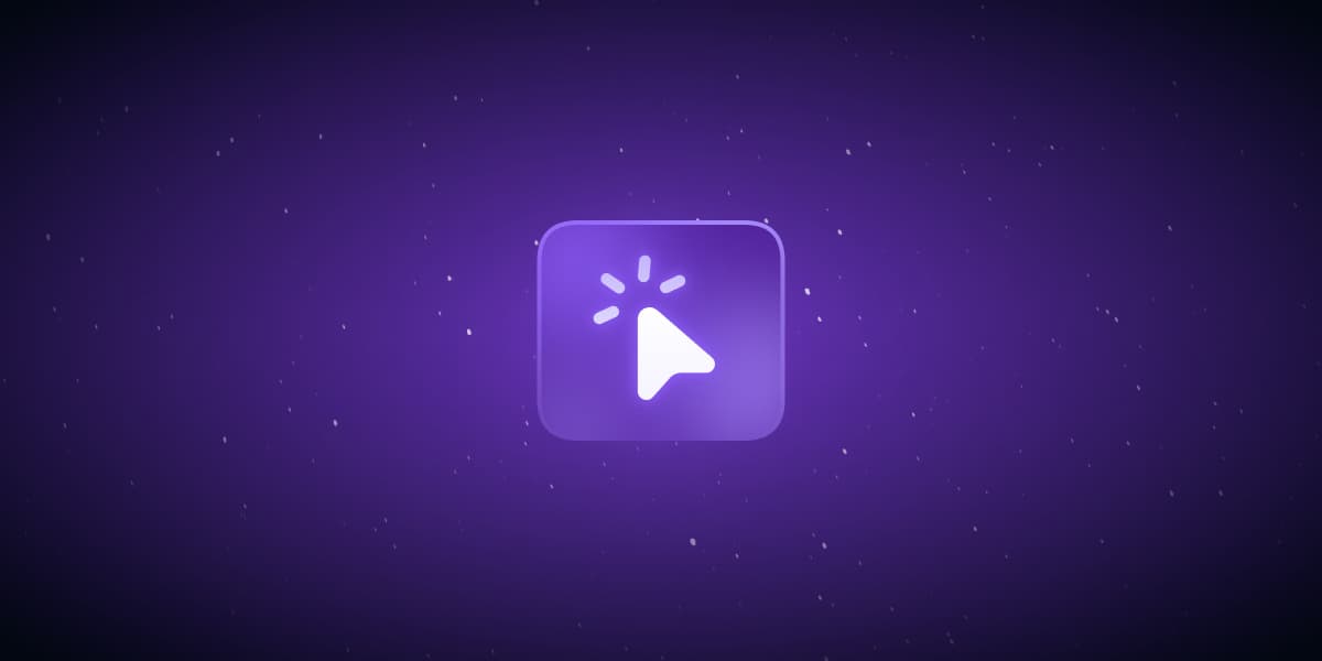 Mouse click icon in space